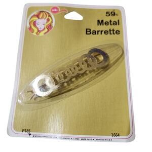 Vintage 1970's Gold Hair Barrette | Hair Clip | Hair Accessories‎ | 70s style